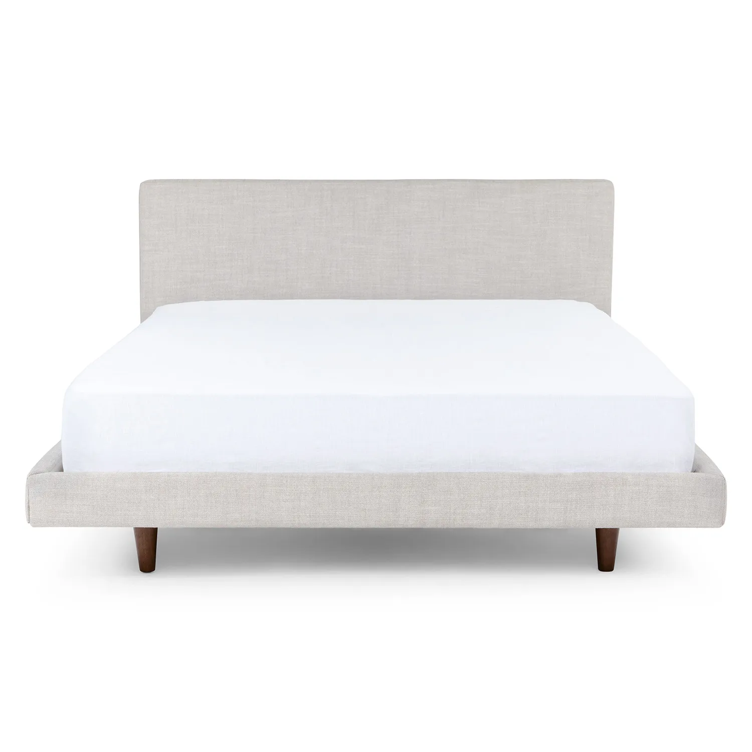 Tessu Queen Low Profile Upholstered Bed - Clay Taupe - Image 10