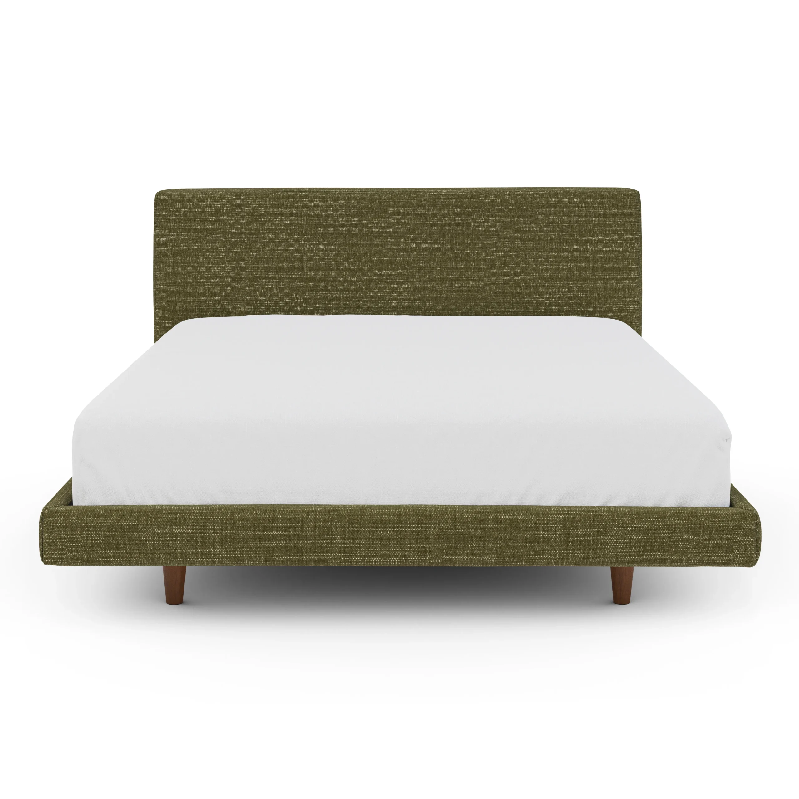 Tessu Queen Low Profile Upholstered Bed - Napa Moss - Image 10