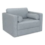 Sven 45.5_ Tufted Sleeper Chair - Silver Light Blue