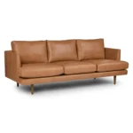 Burrard 83.5_ Leather Sofa - Bella Caramel