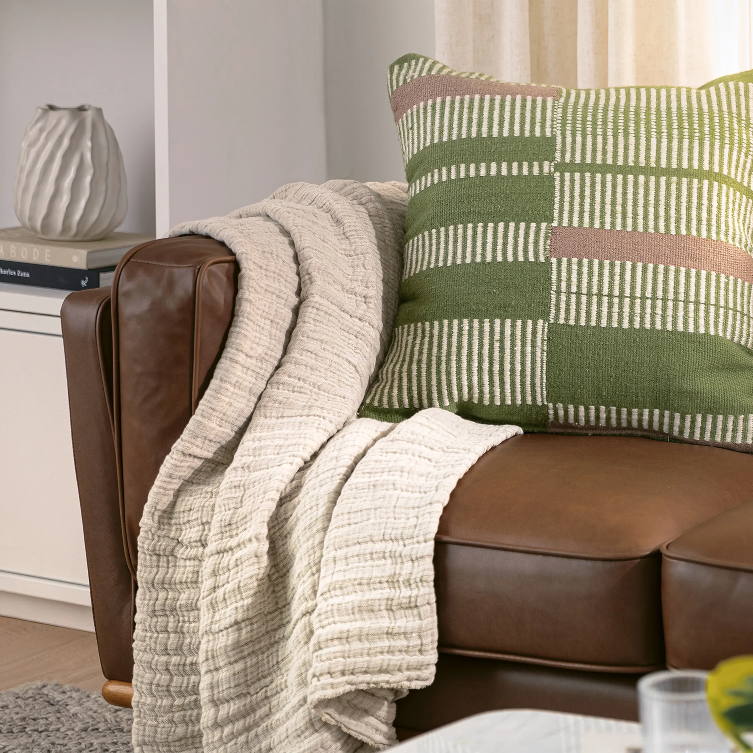Timber 90_ Leather Sofa - Charme Chocolat - Image 6
