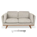 Timber 66.5_ Loveseat - Rain Cloud Gray