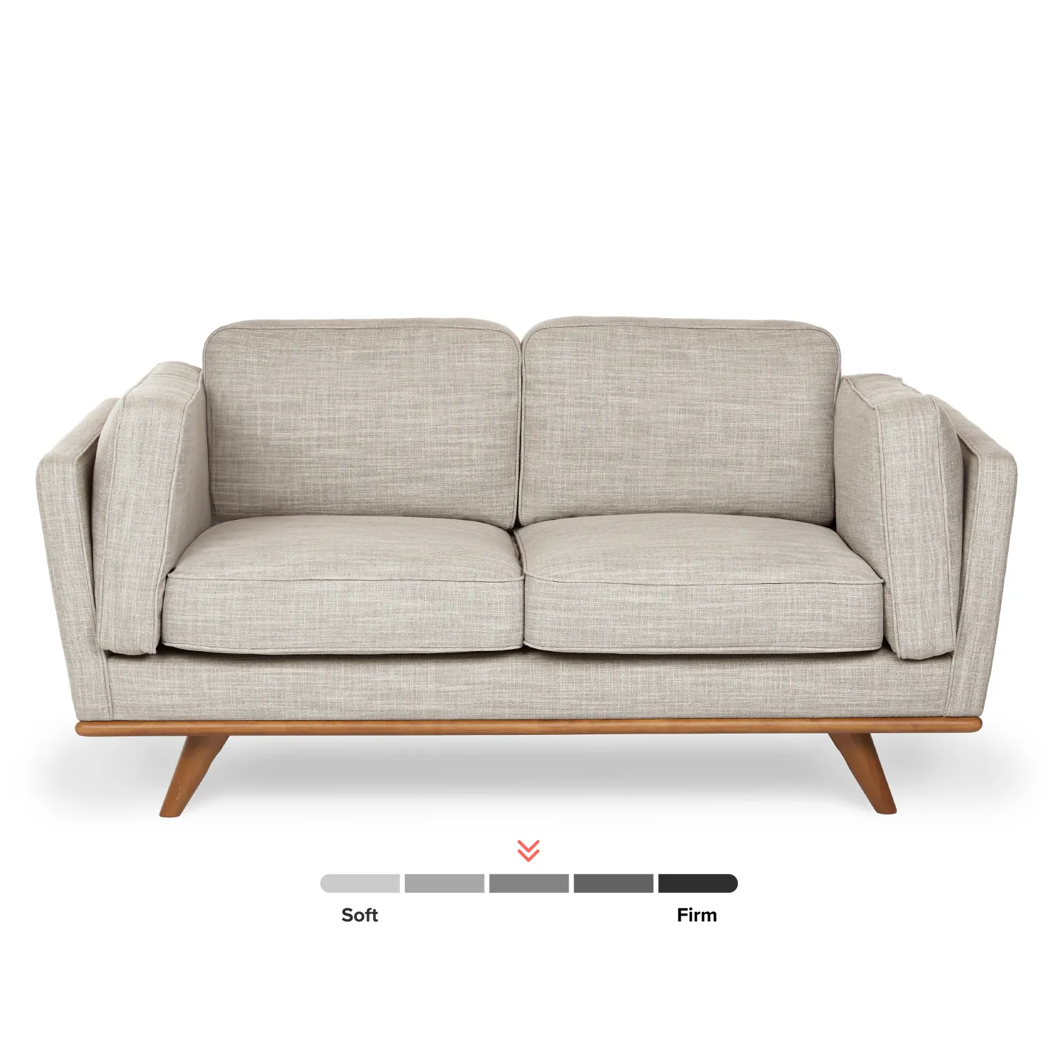 Timber 66.5_ Loveseat - Rain Cloud Gray - Image 4