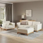 Ceni 83_ Sofa - Buckler Ivory