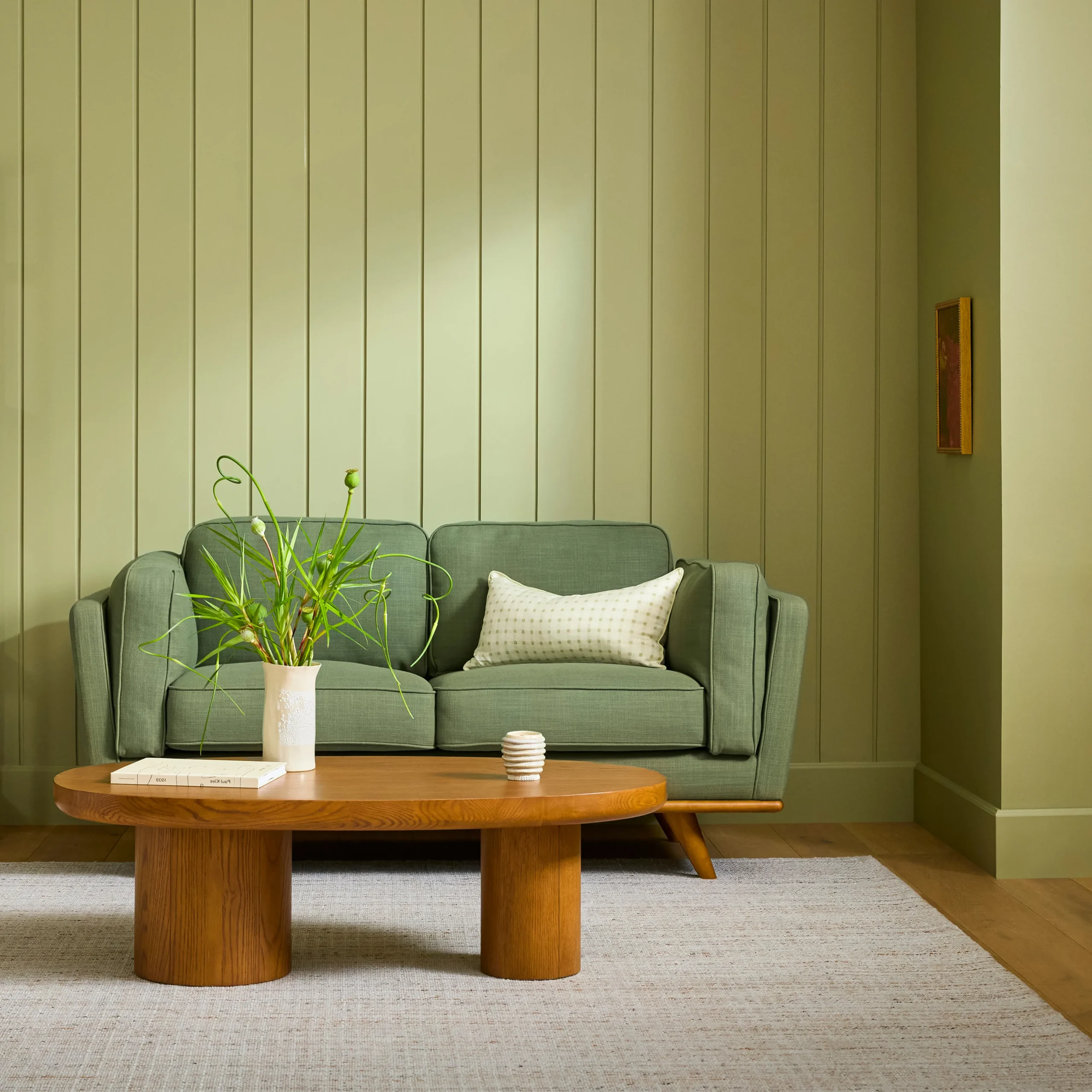 Timber 66.5_ Loveseat - Olio Green - Image 6