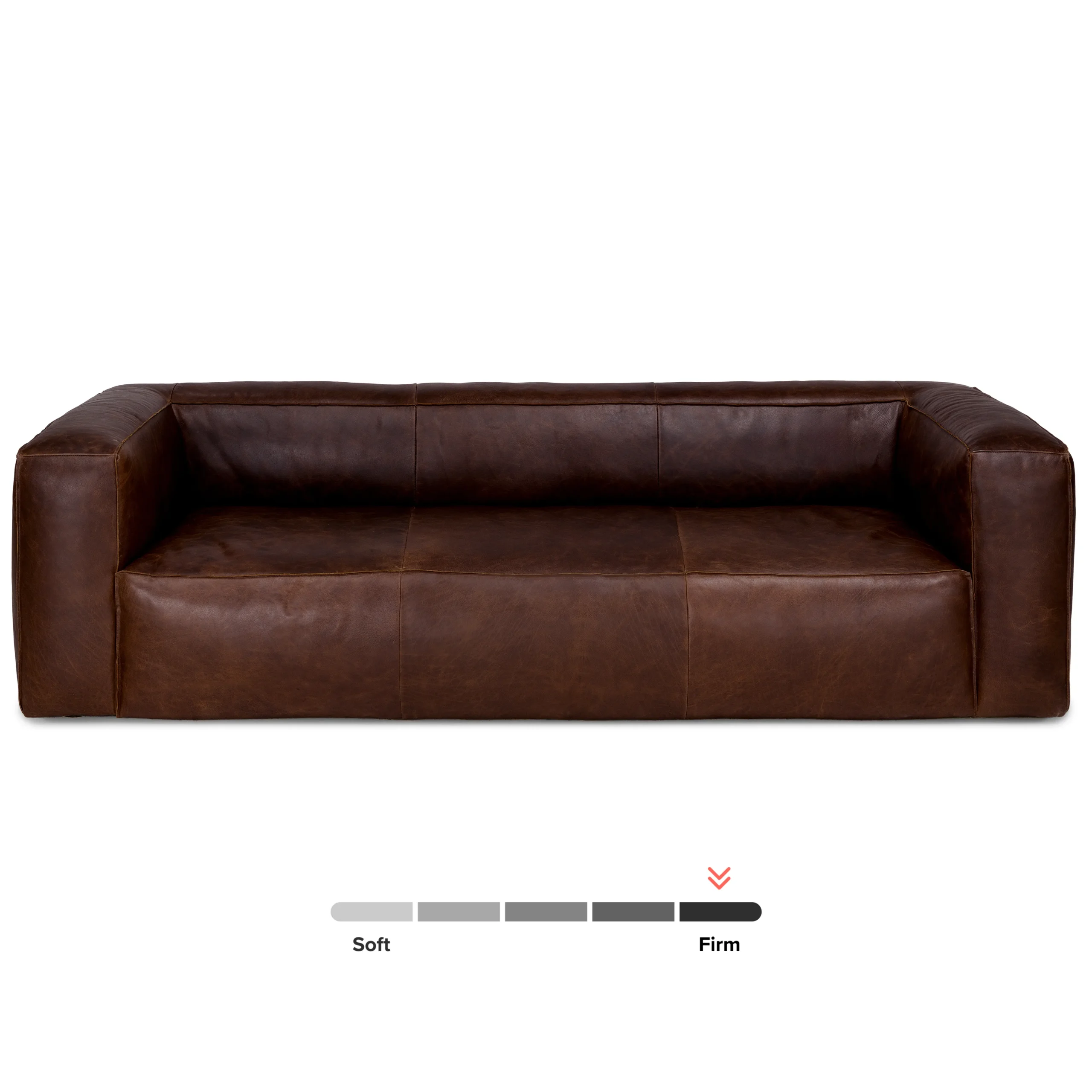 Cigar 92_ Leather Sofa - Indiana Brown - Image 3