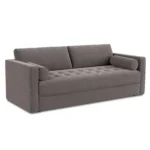 Sven 88_ Tufted Velvet Sofa Bed - Hale Warm Gray
