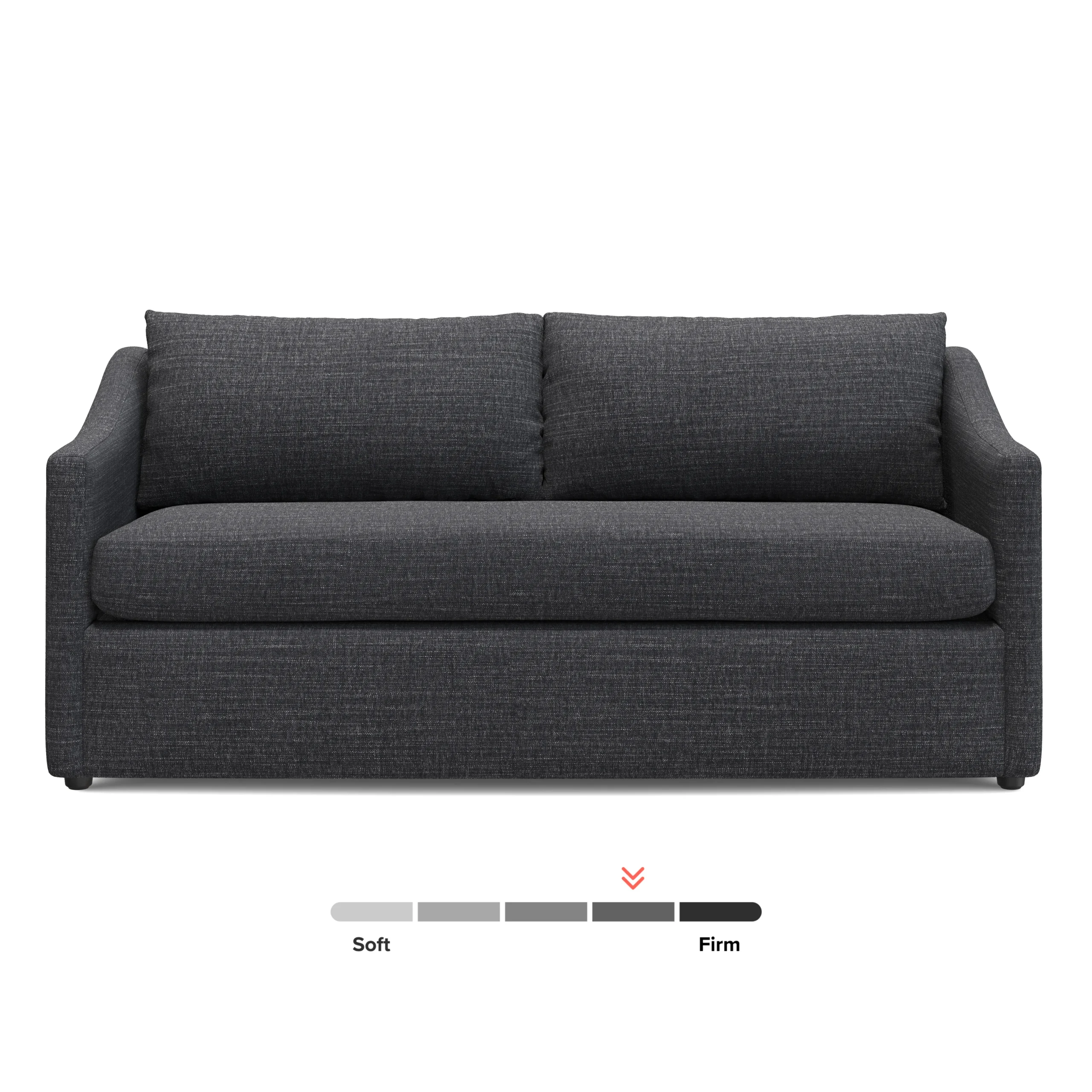 Landry 72_ Loveseat - Napa Charcoal - Image 10