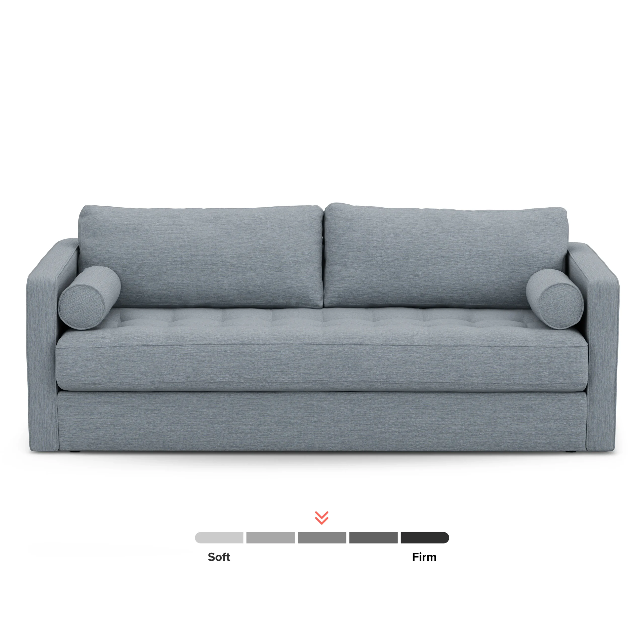 Sven 88_ Grounded Tufted Sofa - Silver Light Blue - Image 3
