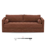 Sven 88_ Grounded Tufted Sofa - Ratine Oxide