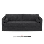 Sven 88_ Grounded Tufted Sofa - Napa Charcoal