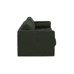 Sven 88_ Grounded Tufted Sofa - Green Wool Bouclé