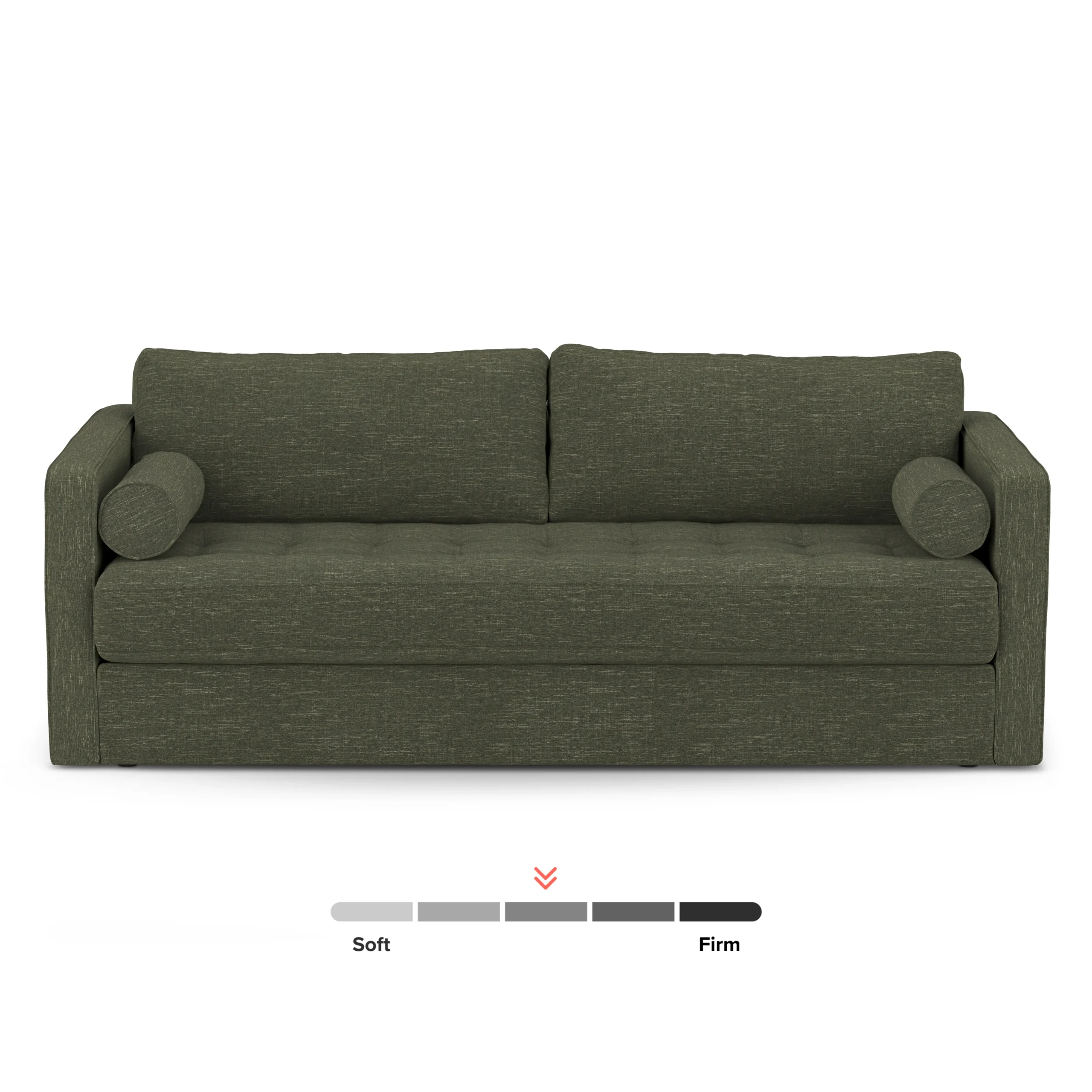 Sven 88_ Grounded Tufted Sofa - Fir Green - Image 3
