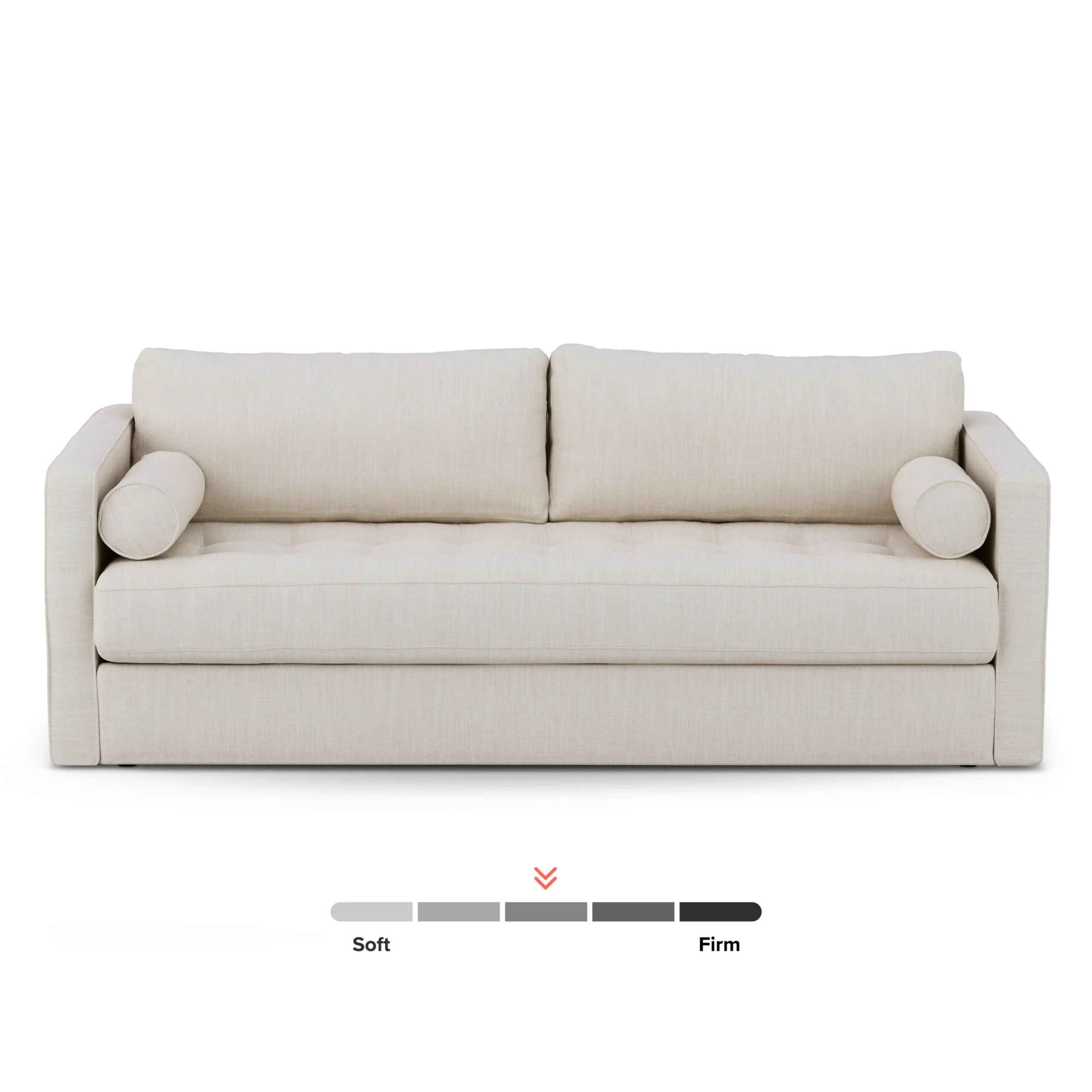 Sven 88_ Grounded Tufted Sofa - Biscuit Cream - Image 3
