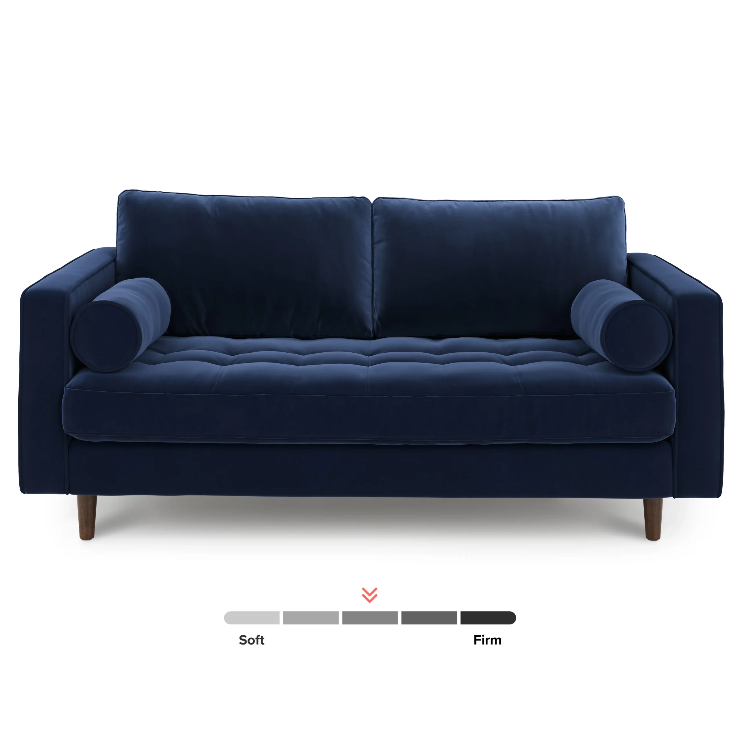 Sven 72_ Tufted Velvet Loveseat - Plush Cascadia Blue - Image 6