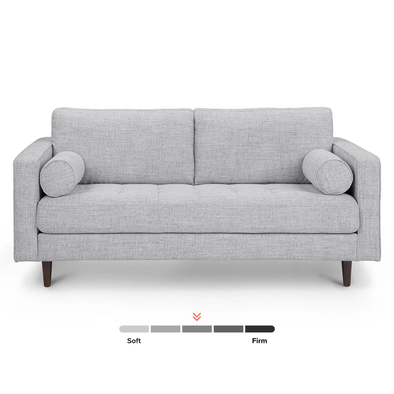 Sven 72_ Tufted Loveseat - Stone Gray - Image 5