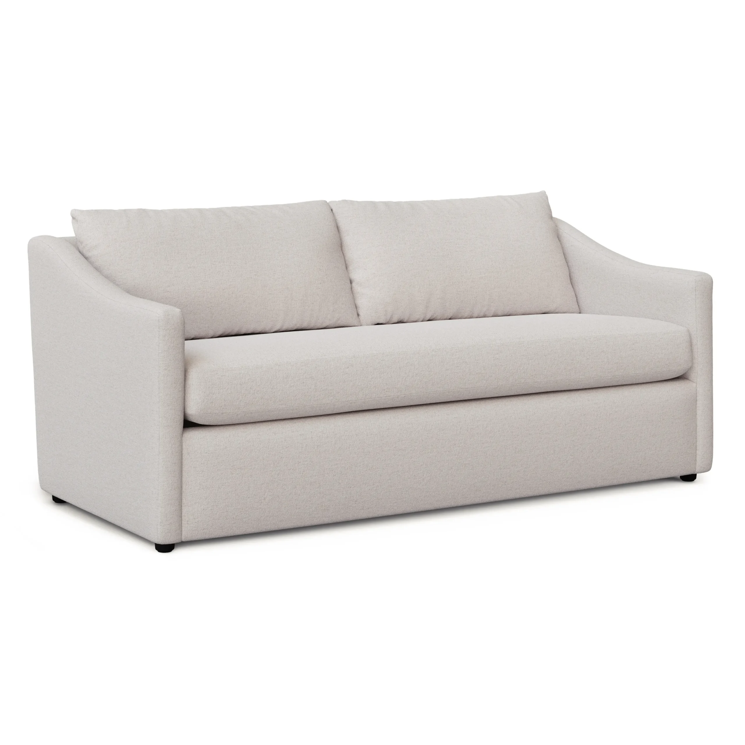 Landry 72_ Loveseat - Napa White - Image 3