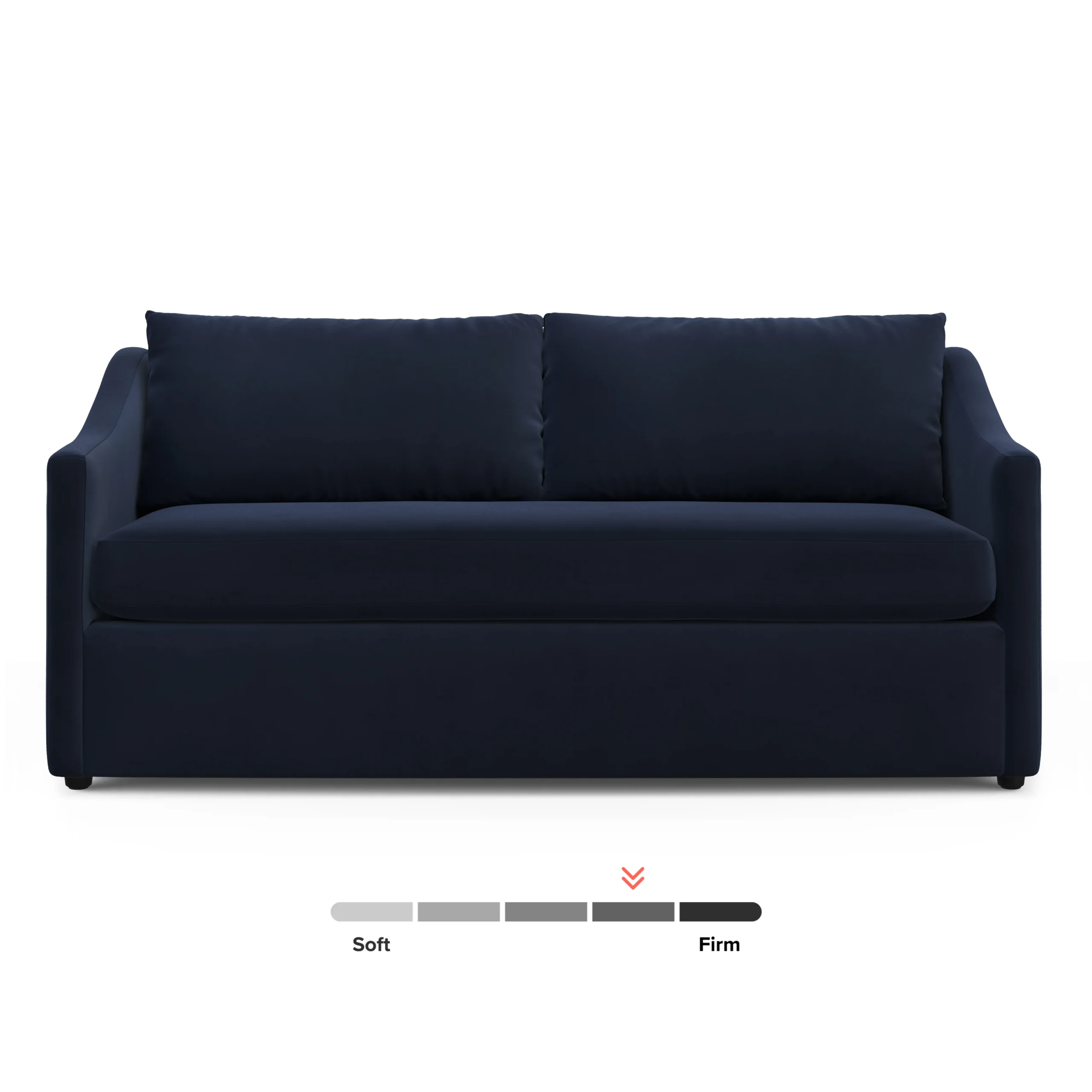 Landry 72_ Velvet Loveseat - Hale Ink - Image 3