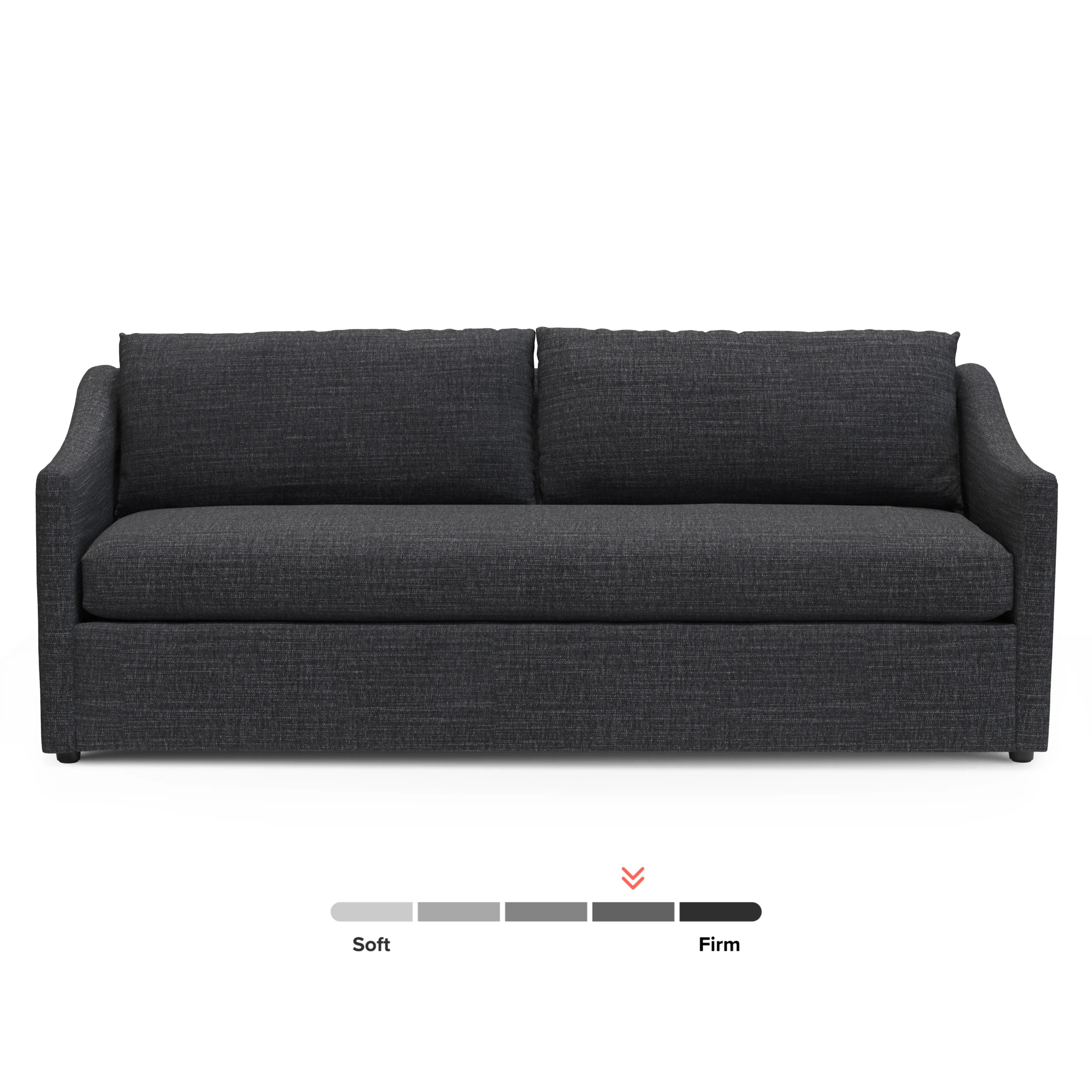 Landry 84.5_ Sofa - Napa Charcoal - Image 3