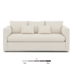 Marina 80_ Sofa - Ivory Wool Bouclé