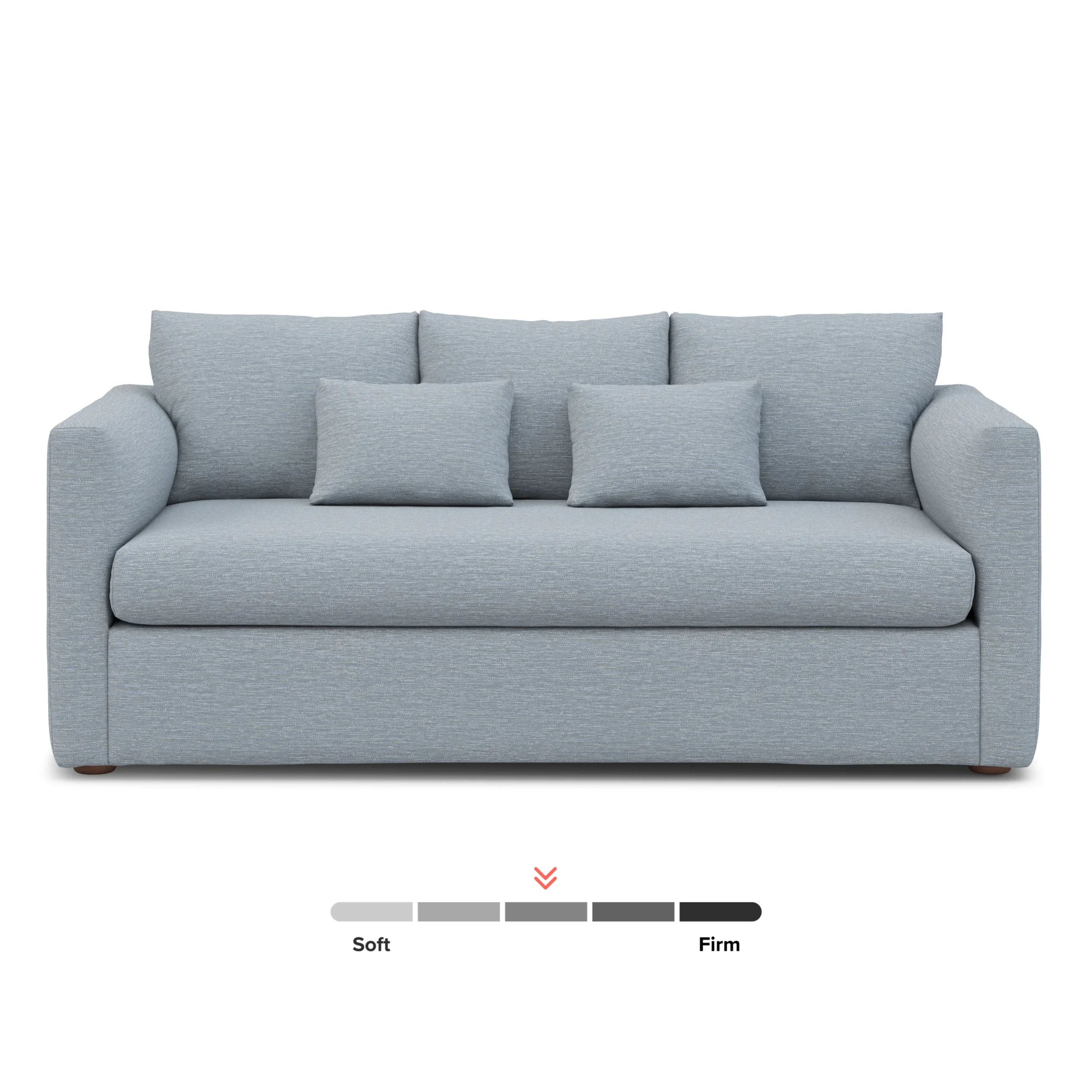Marina 80_ Sofa - Silver Light Blue - Image 3