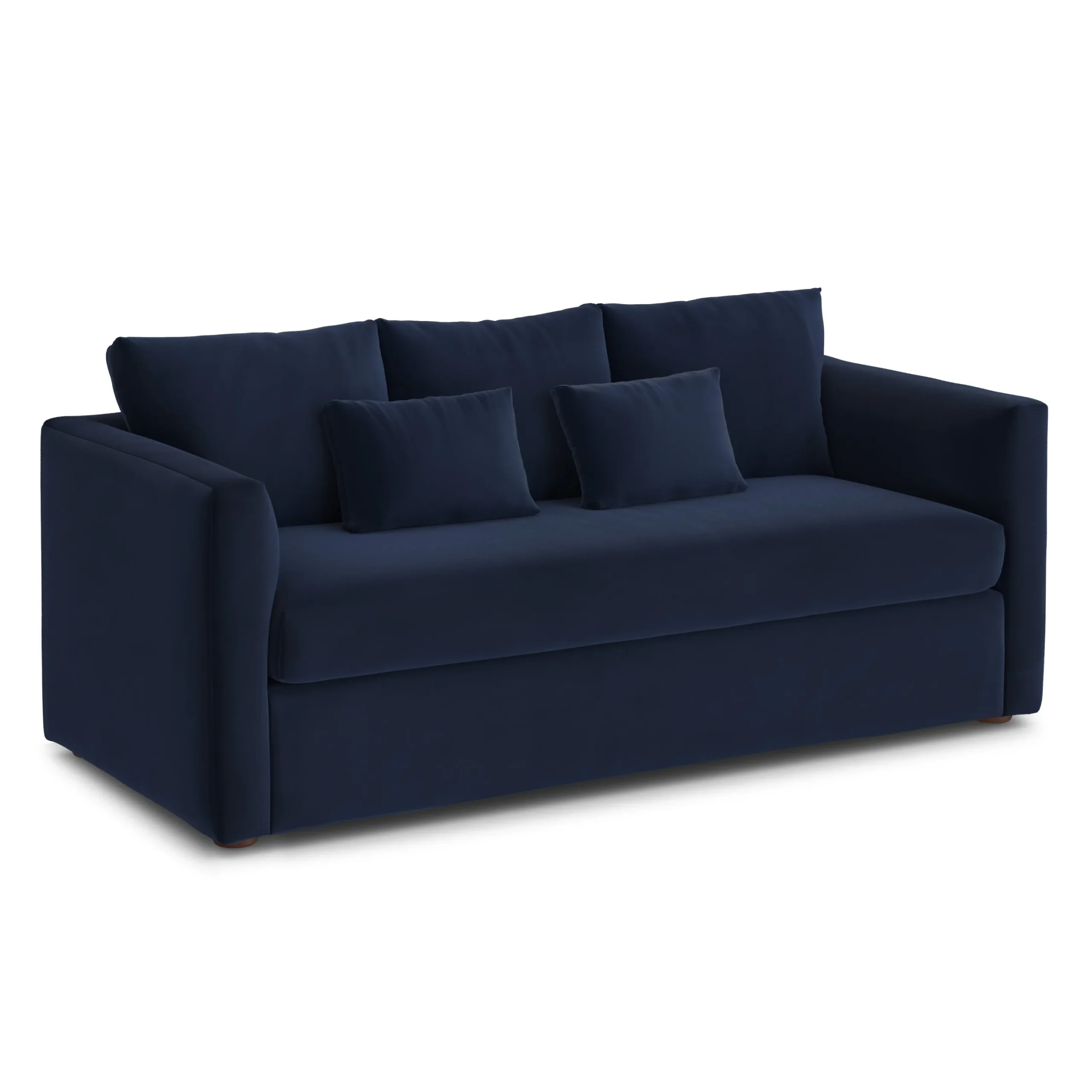 Marina 80_ Velvet Sofa - Hale Ink - Image 3