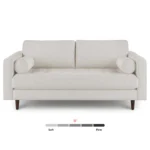 Sven 72_ Tufted Loveseat - Biscuit Cream