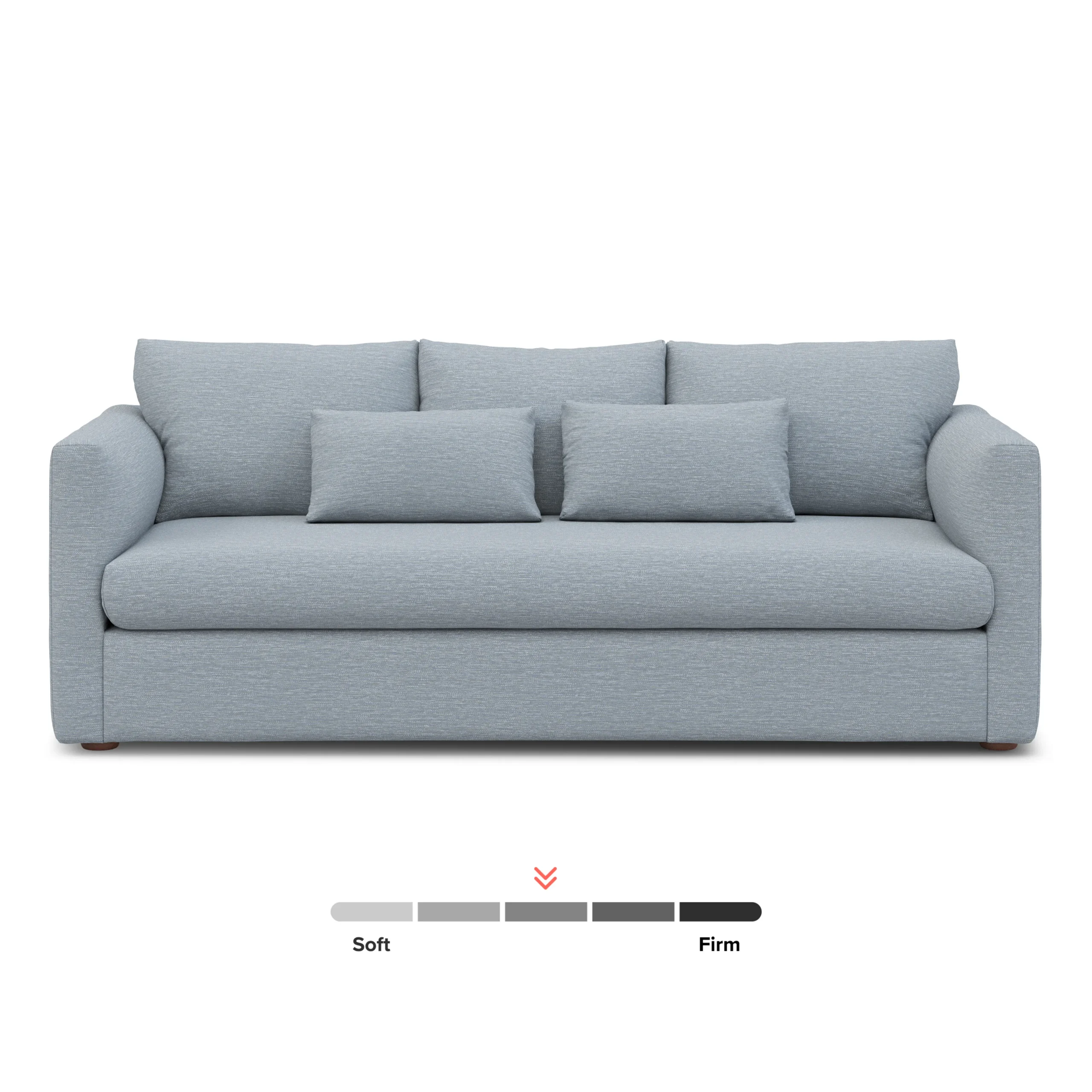 Marina 90_ Sofa - Silver Light Blue - Image 3