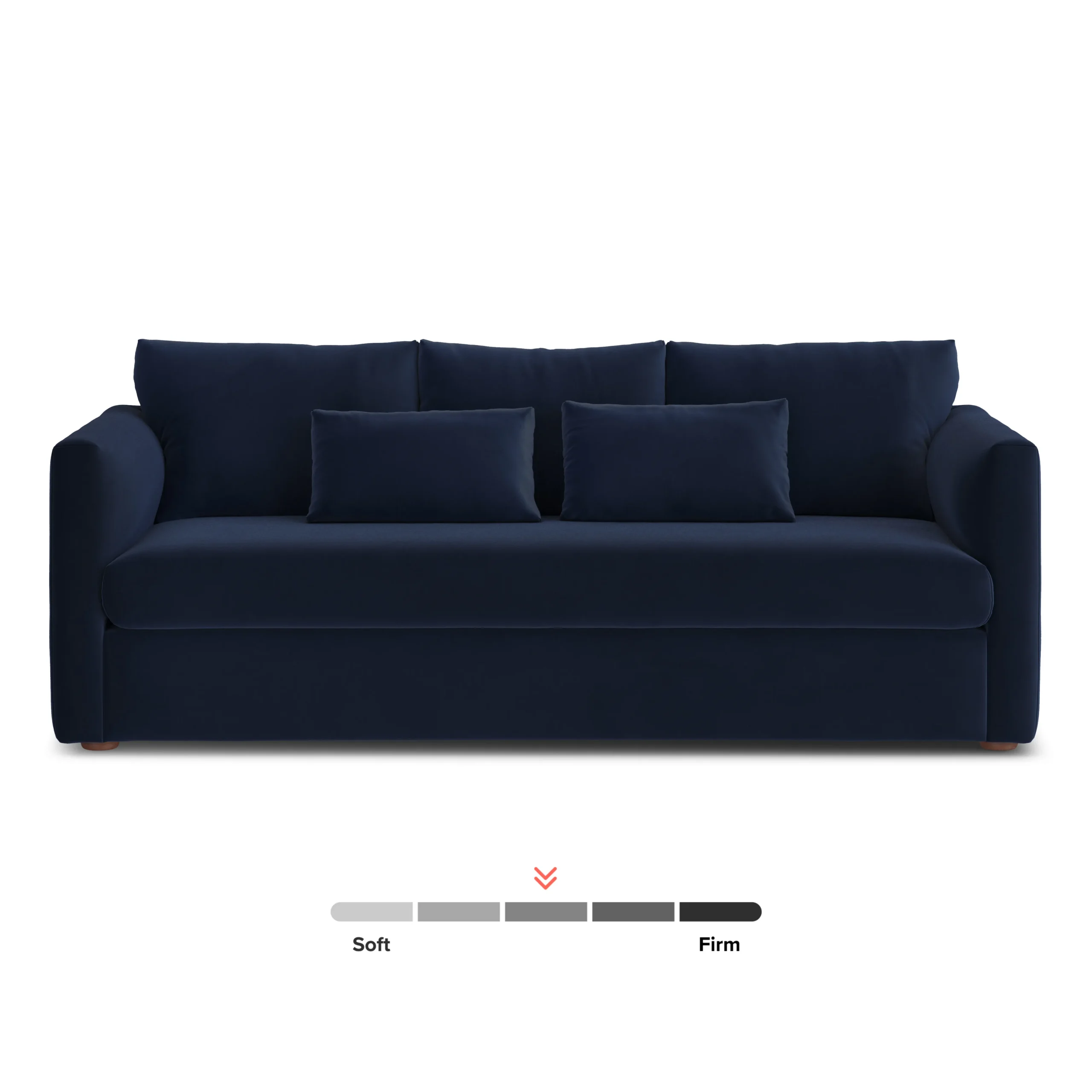 Marina 90_ Velvet Sofa - Hale Ink - Image 3