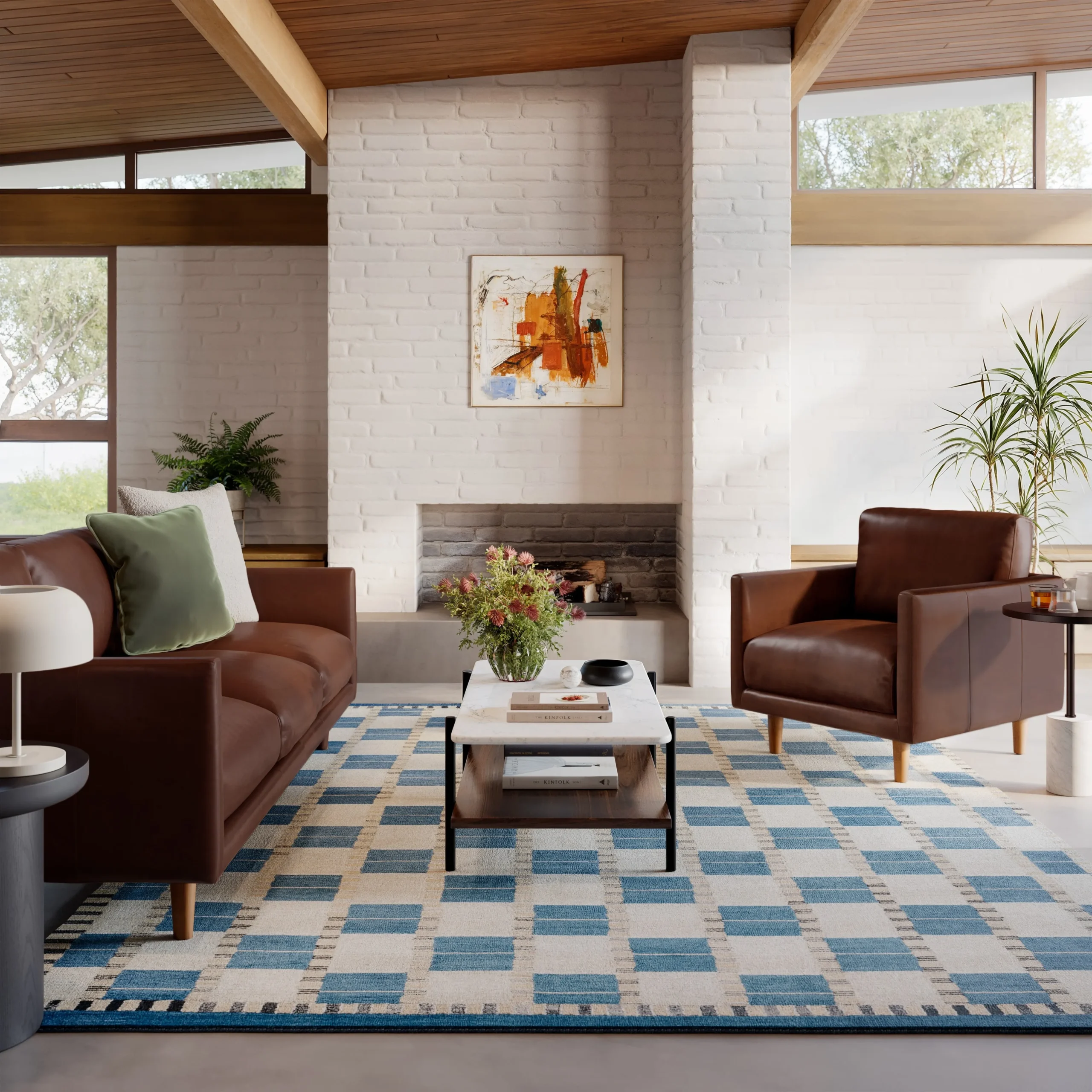 Nirvana 81_ Leather Sofa - Indiana Brown - Image 3