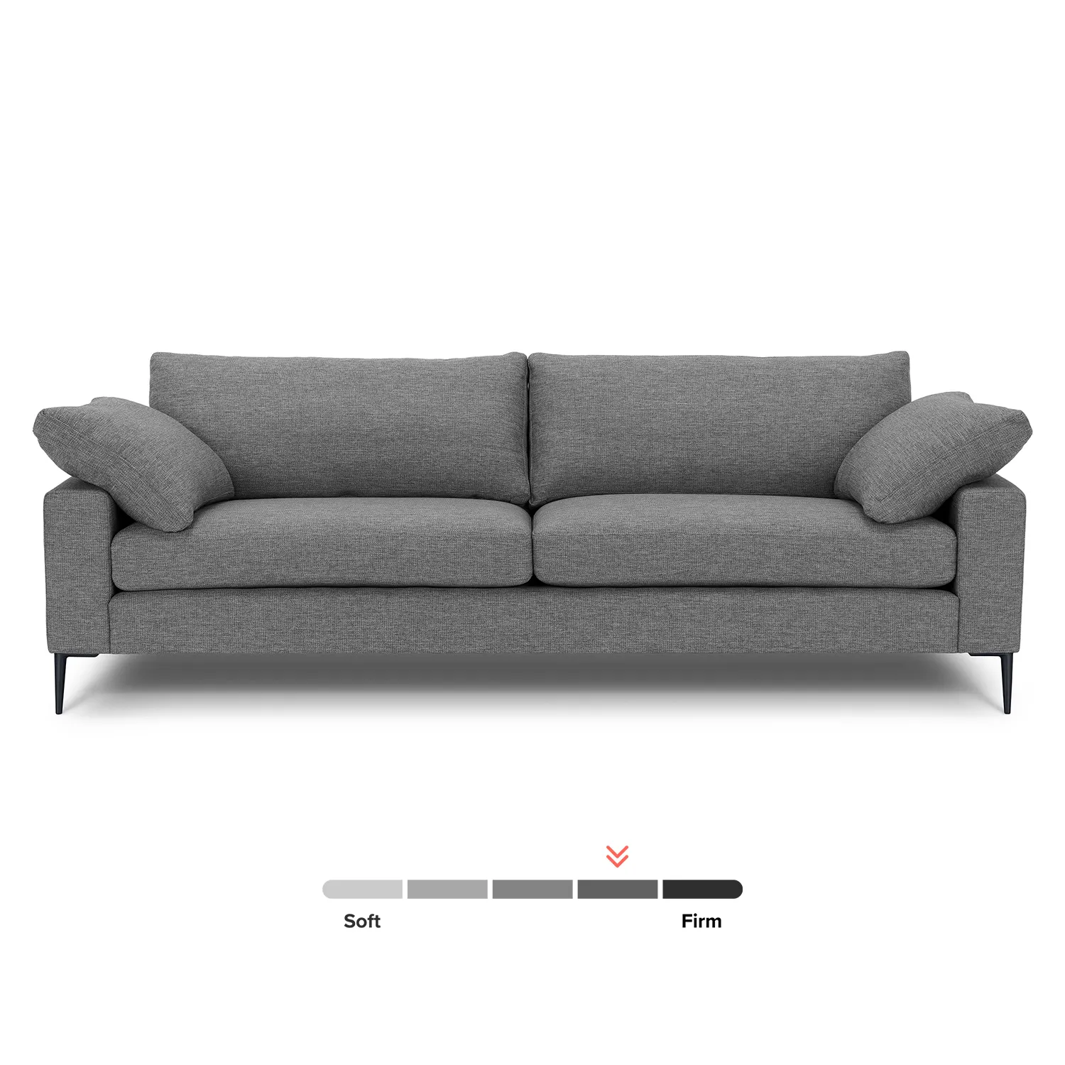 Nova 90.5_ Sofa - Gravel Gray - Image 3