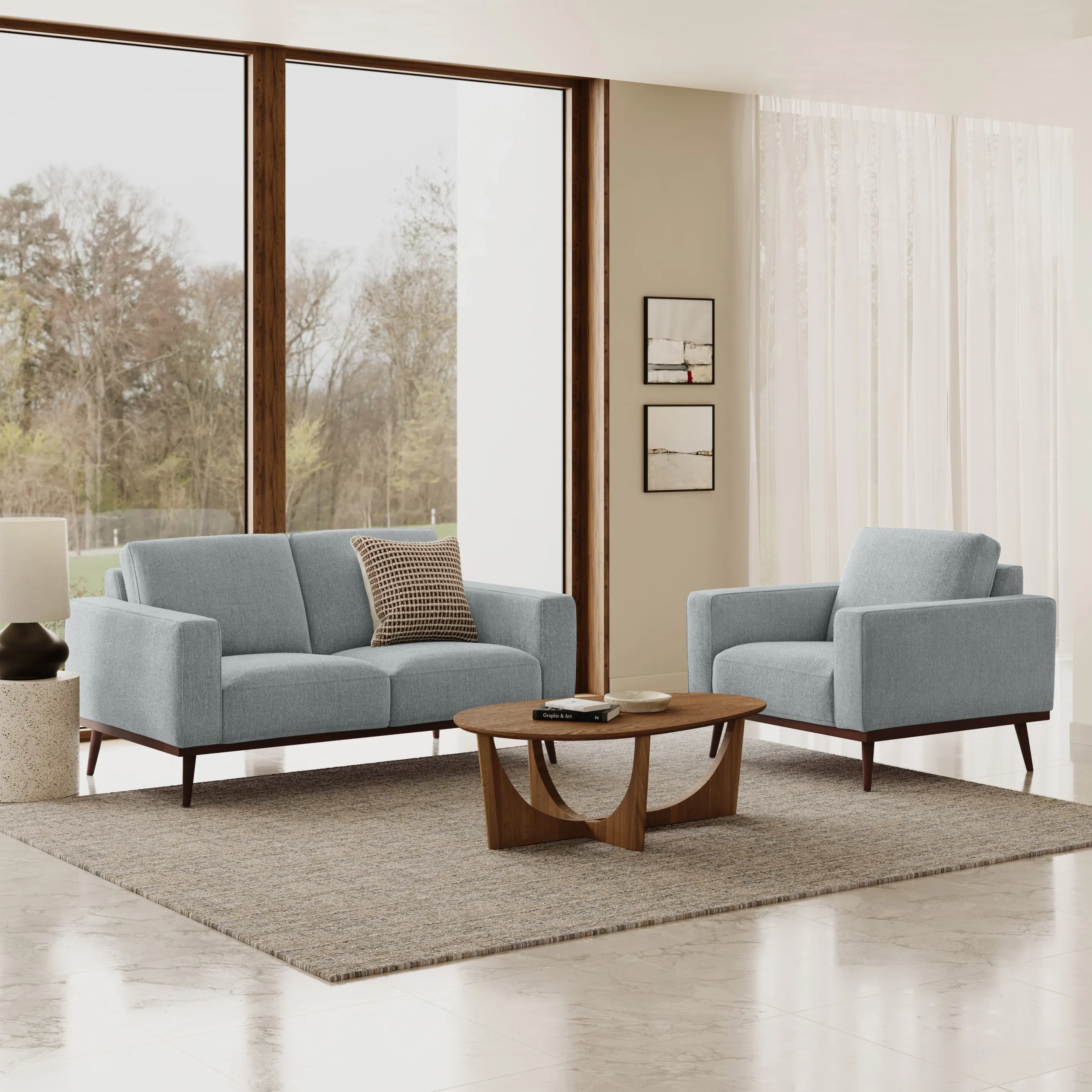 Rhett 63.5_ Loveseat - Harbor Gray