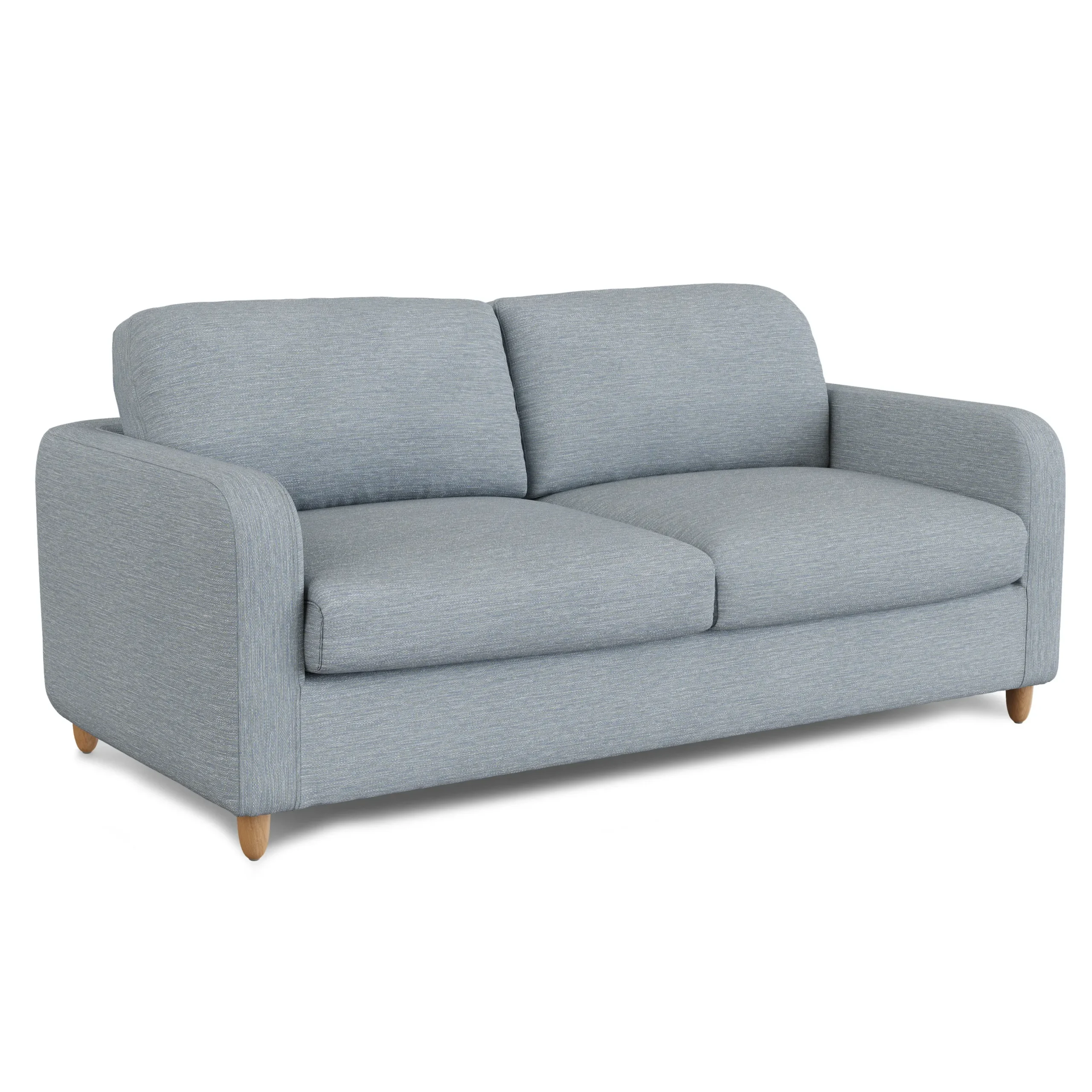 Vati 80_ Sofa Bed - Natural Oak and Silver Light Blue - Image 3