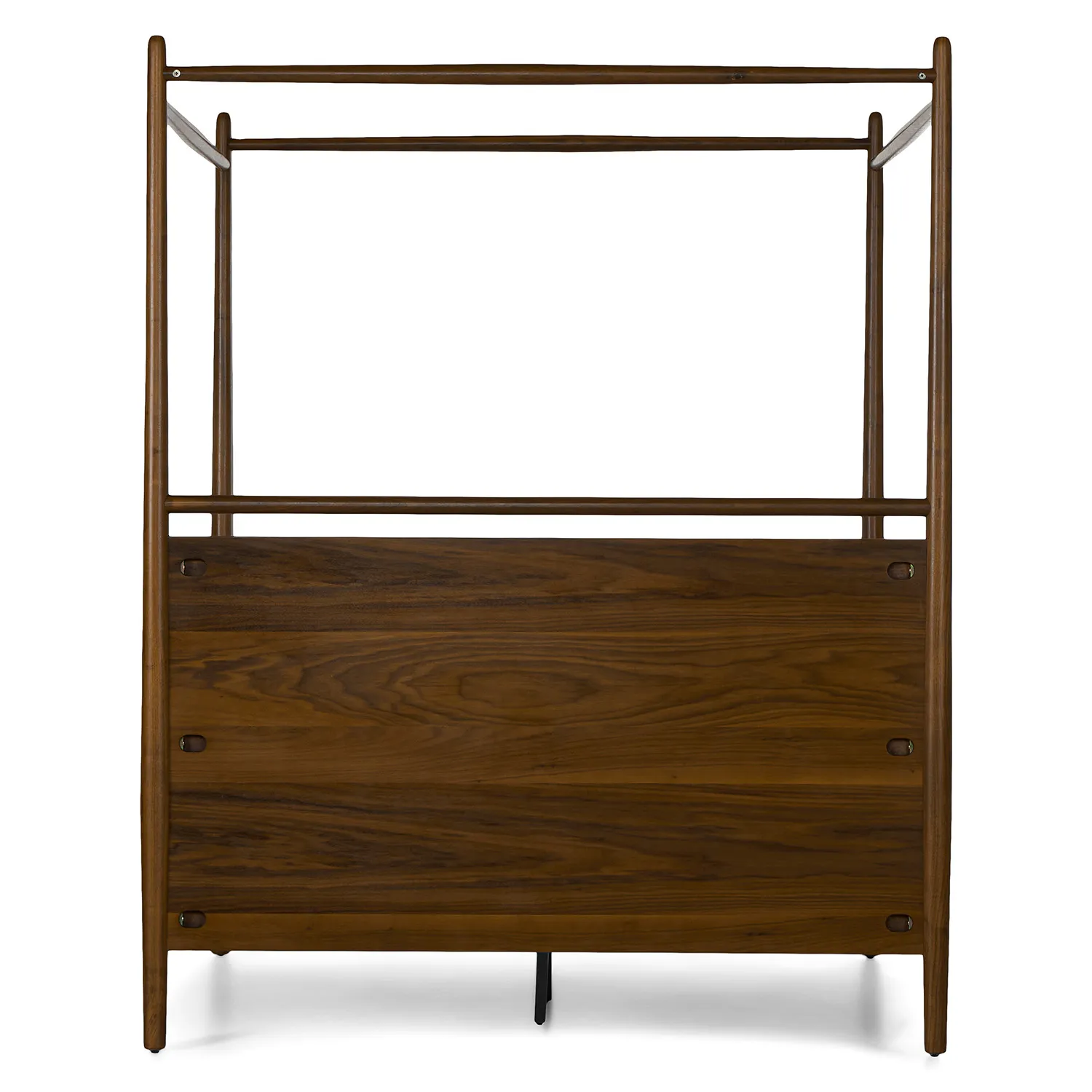 Lenia Queen Canopy Bed - Walnut - Image 12