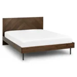 Nera Queen Low Profile Bed - Walnut