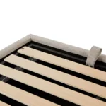 Sven Queen Tufted Storage Bed - Birch Ivory