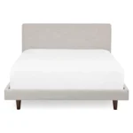 Tessu Full Low Profile Upholstered Bed - Clay Taupe