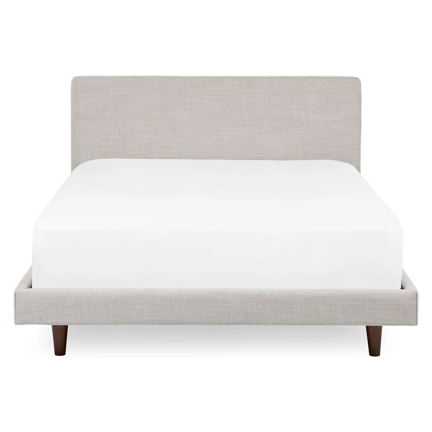 Tessu Full Low Profile Upholstered Bed - Clay Taupe - Image 3