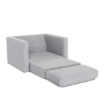 Sven 45.5_ Tufted Sleeper Chair - Stone Gray
