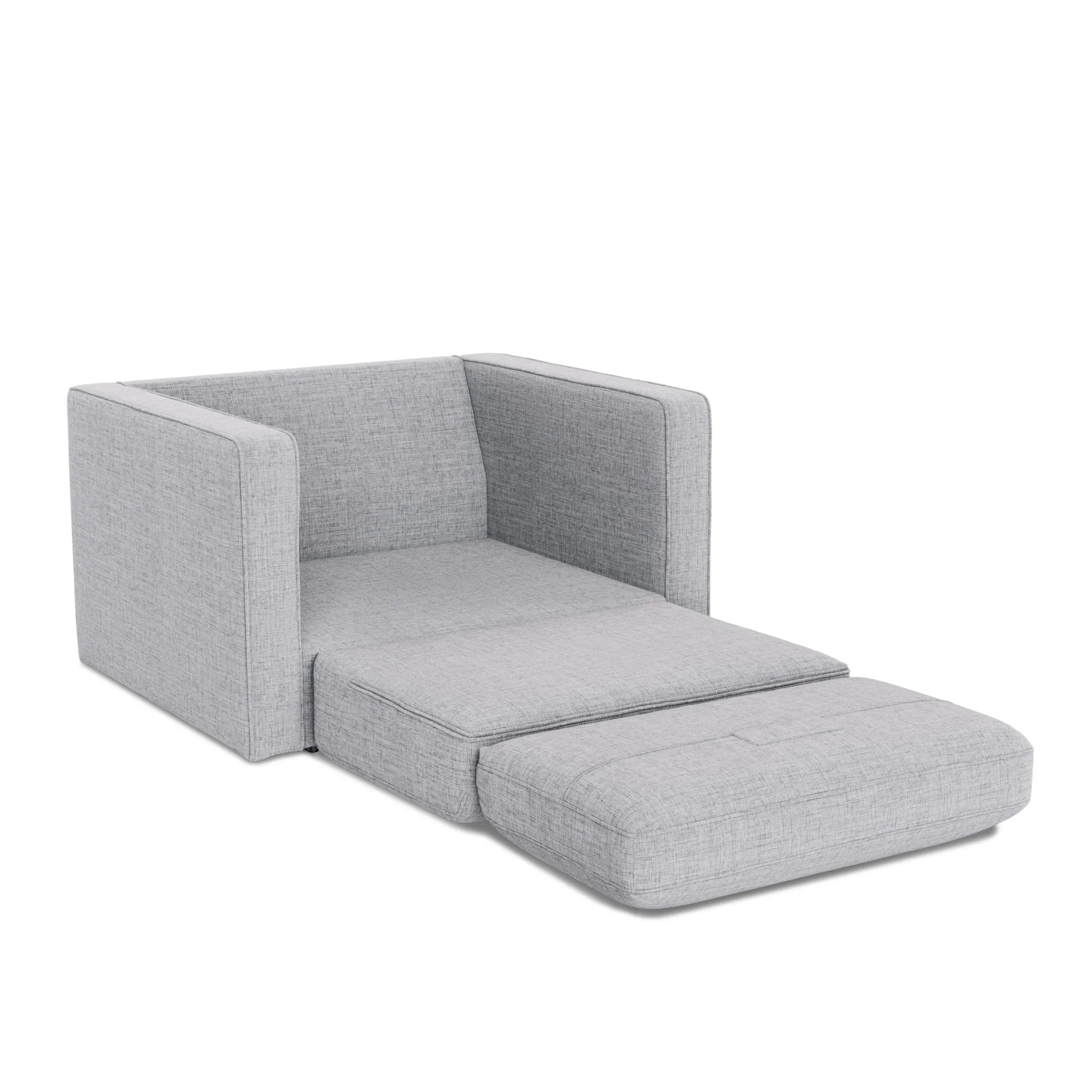 Sven 45.5_ Tufted Sleeper Chair - Stone Gray - Image 13