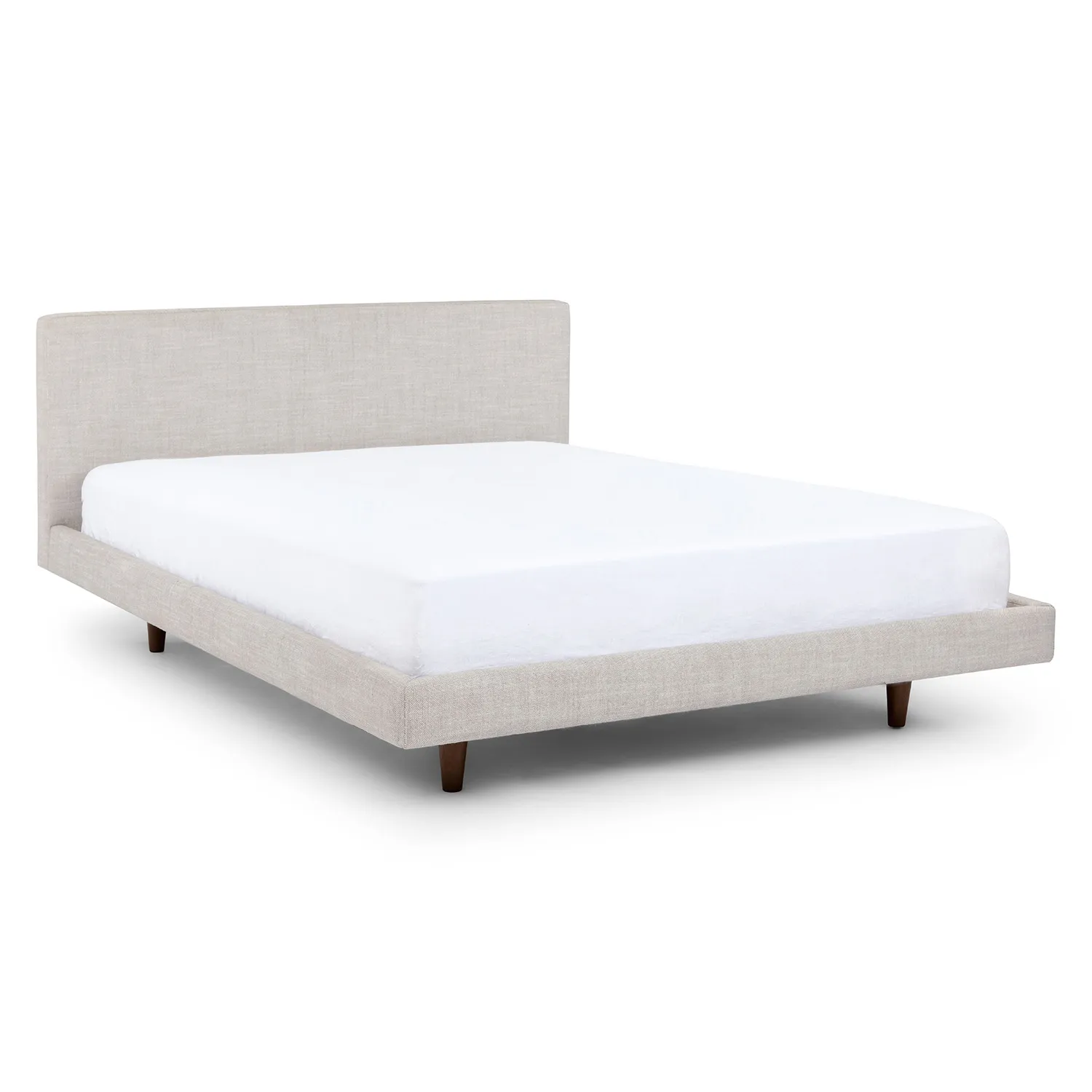 Tessu King Low Profile Upholstered Bed - Clay Taupe - Image 11