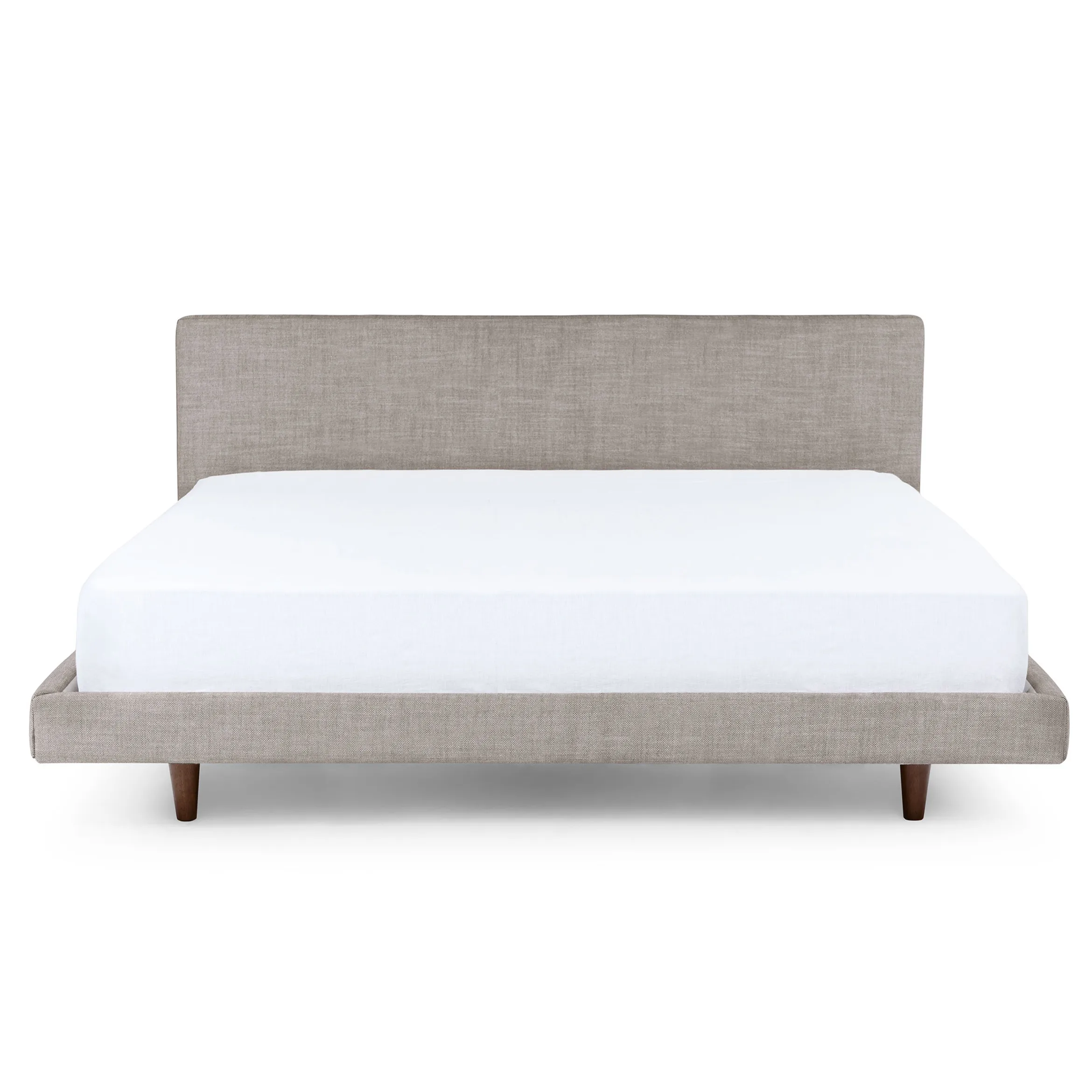 Tessu King Low Profile Upholstered Bed - Glaze Gray - Image 12