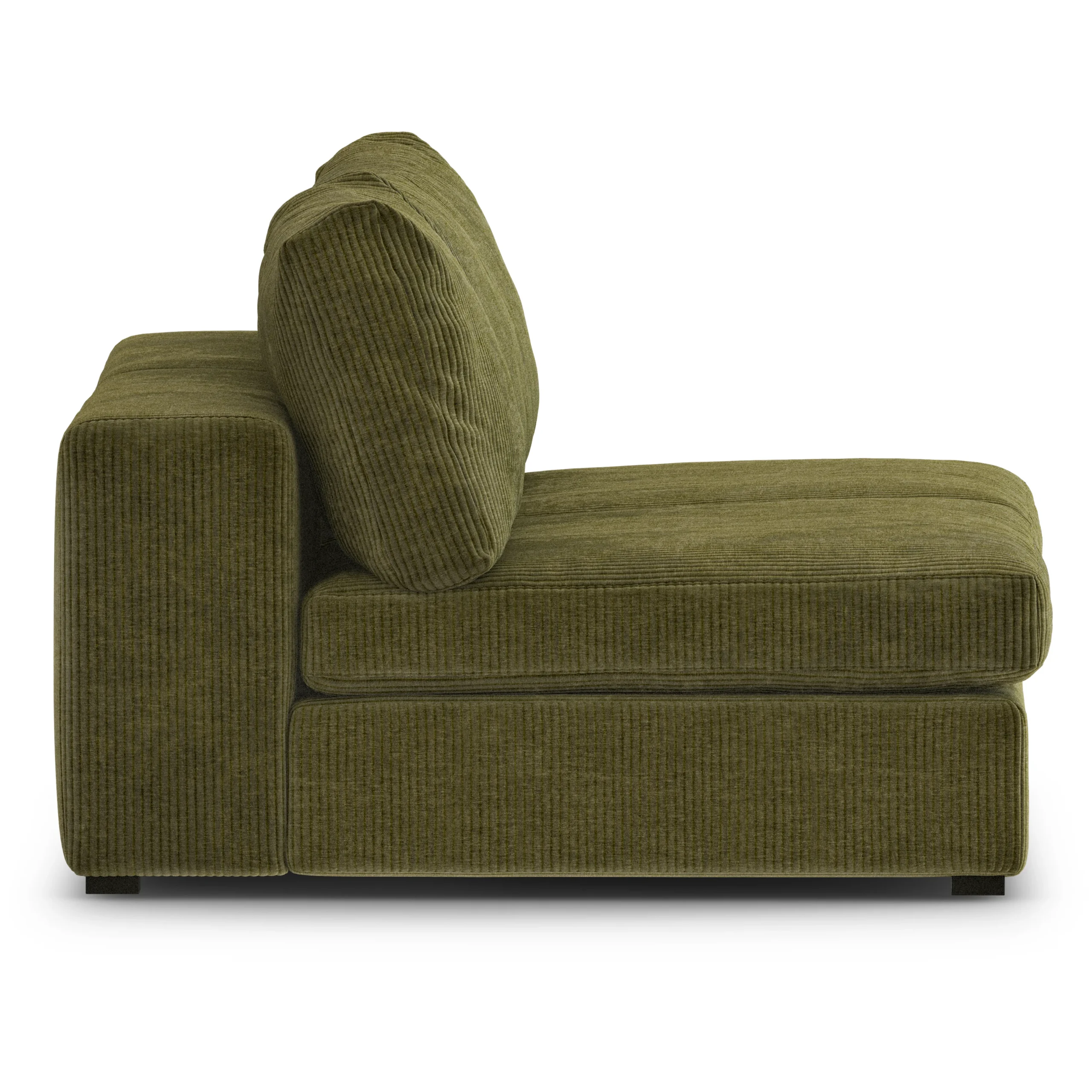 Beta 79_ Armless Modular Sofa - Cypress Green - Image 9
