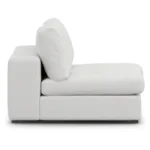 Beta 79_ Armless Modular Sofa - Quartz White