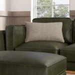 Timber 90_ Leather Sofa - Charme Green