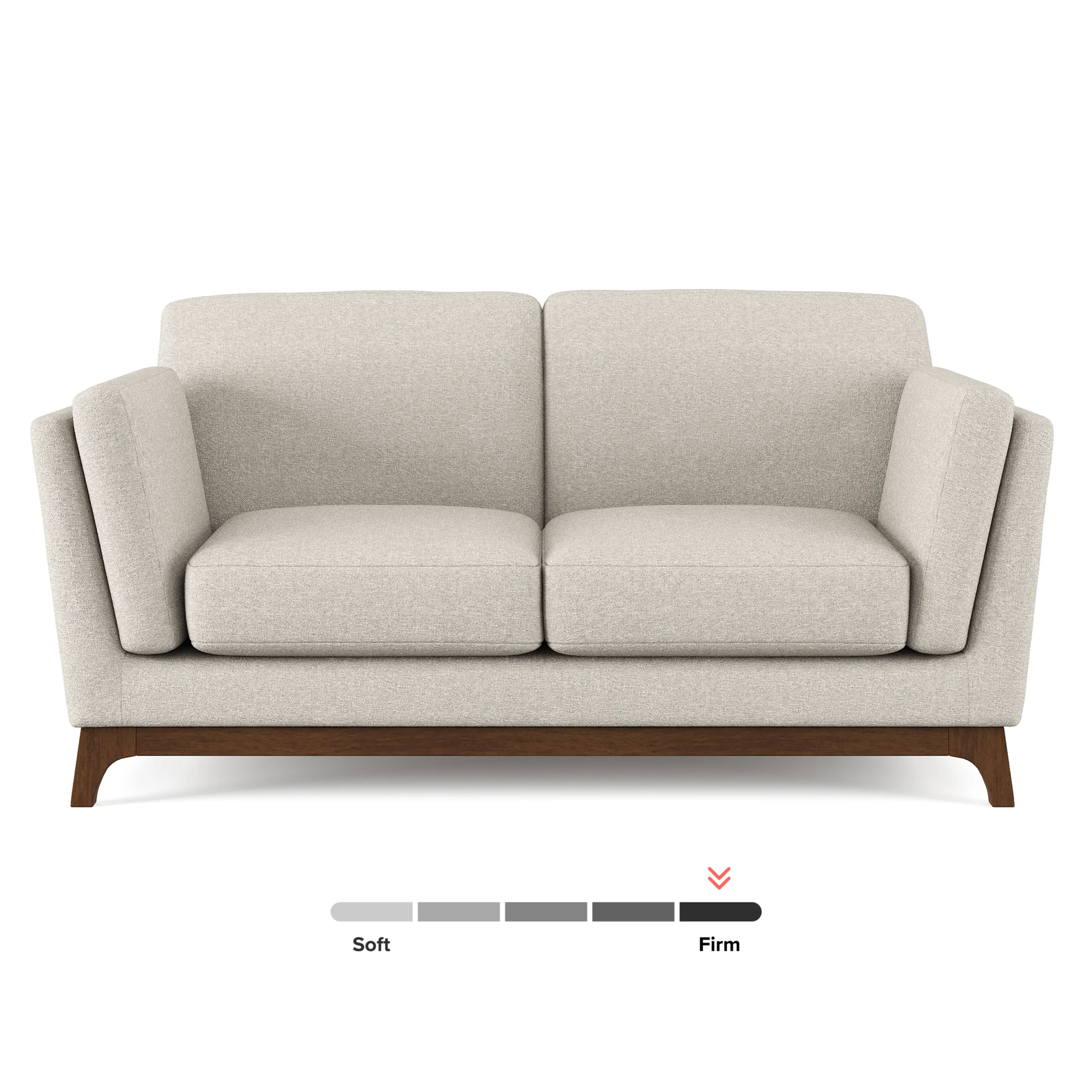 Ceni 61_ Loveseat - Chalk Gray - Image 8
