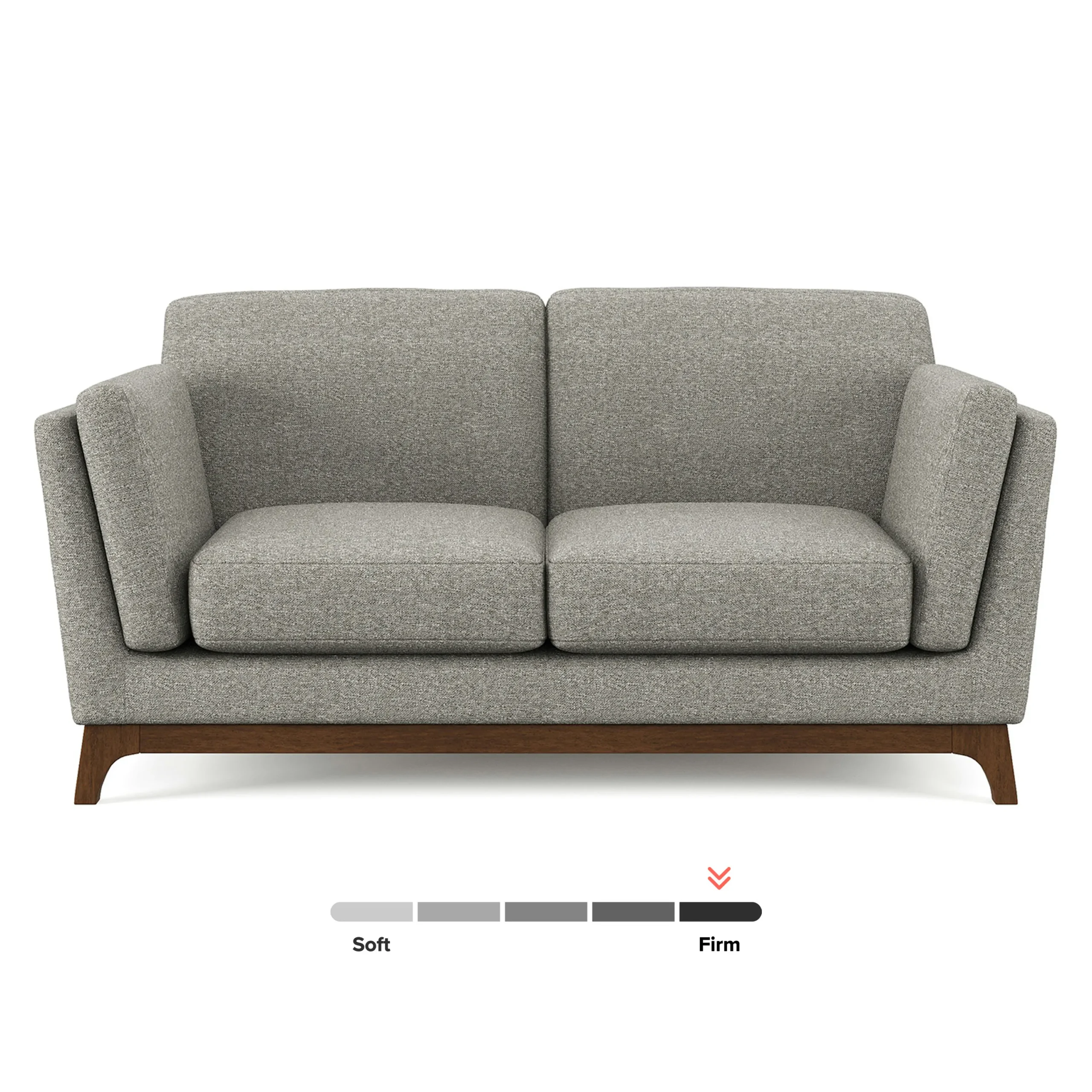 Ceni 61_ Loveseat - Quarry Gray - Image 3