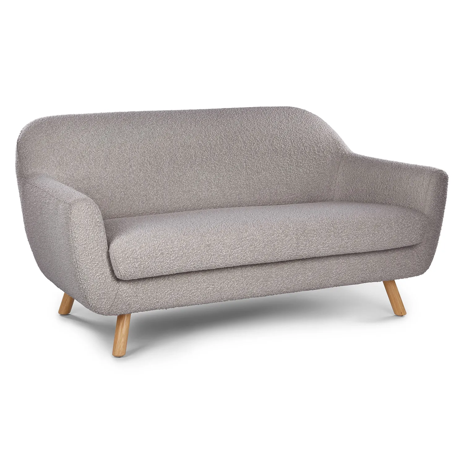 Gabriola 64_ Loveseat - Dover Gray Bouclé - Image 11