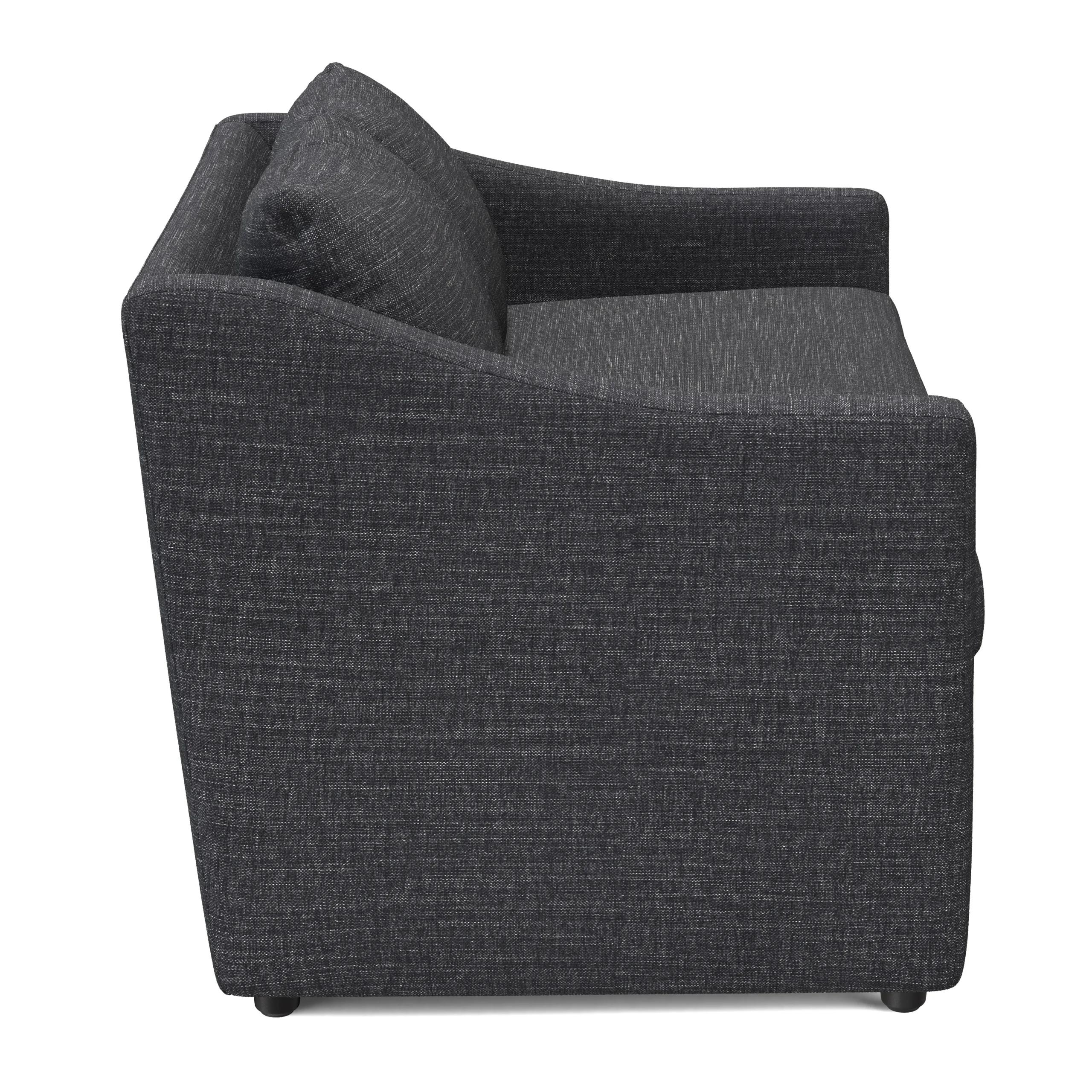 Landry 72_ Loveseat - Napa Charcoal - Image 9