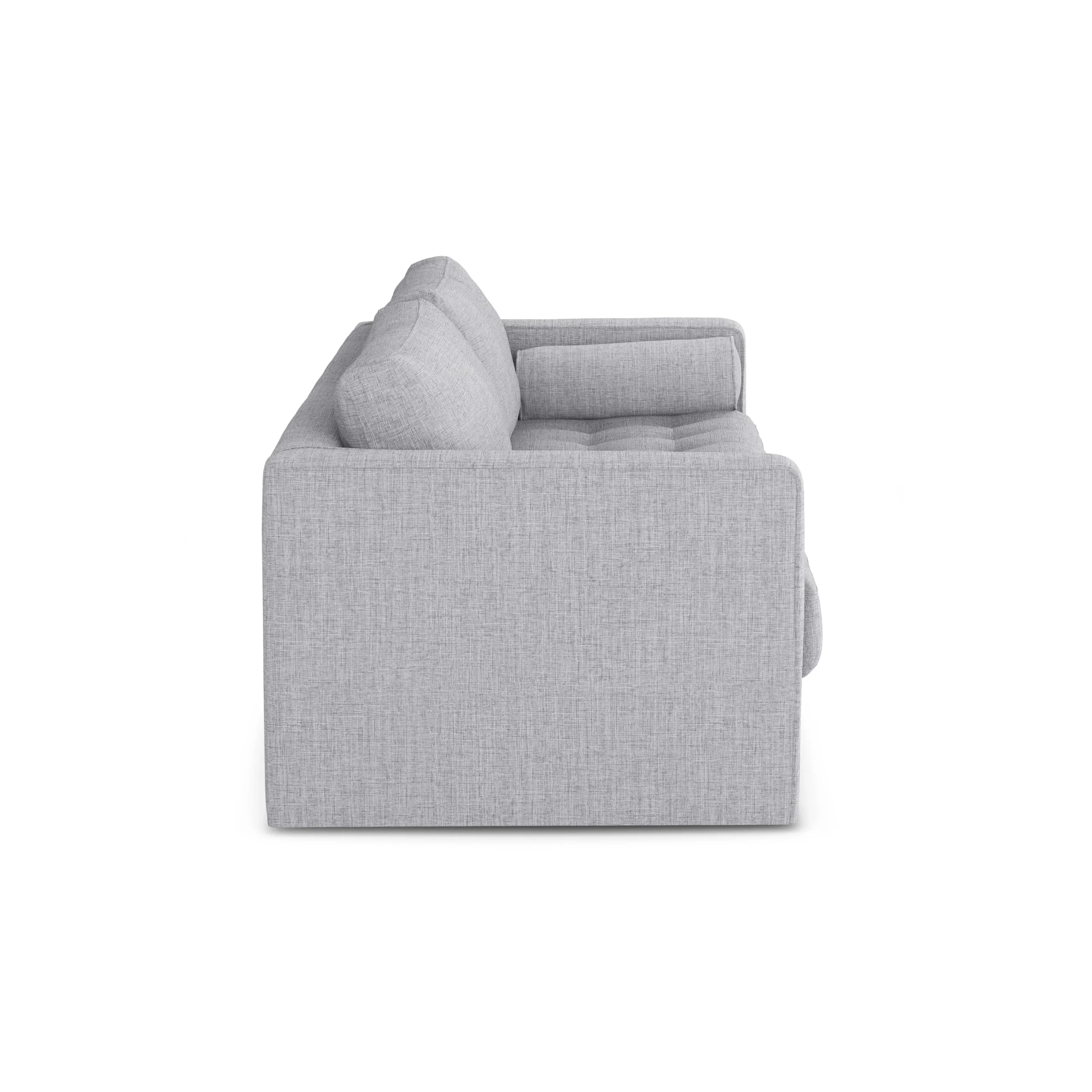 Sven 88_ Grounded Tufted Sofa - Stone Gray - Image 2